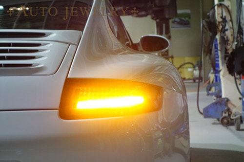 �ڥ����ȥ��奨�꡼�� �ݥ륷��997/911 �����ѡ��ե����С��ե�LED�ơ������(��åɥ��ꥢ���� AUTOJEWELRY