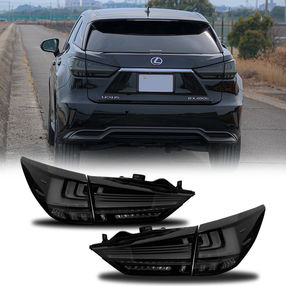 20系 レクサスRX 後期純正スモークタイプ LEDテールランプ 前期/後期対応