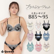 ブラショーツセット カップ別 Bカップ アンダー85 90 95 (j3-b)|【削除】カップ別ブラ＆ショーツ|下着