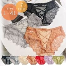 大きいサイズ レディース レースショーツ 後ろあき セクシー 下着 L LL 3L 4L ブラック グレー ベージュ レッド 全7色 新入荷 メール便可 (s104）|2023年夏|新着