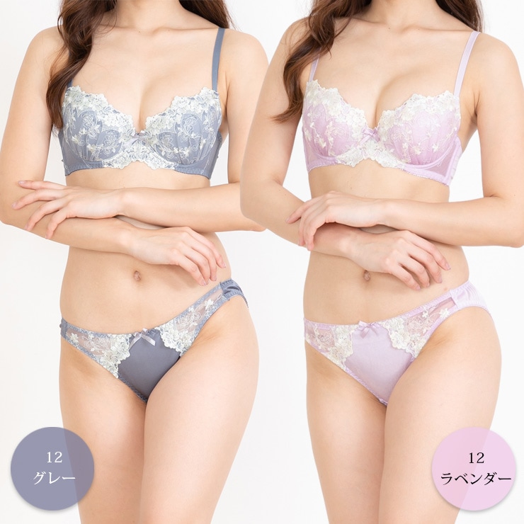 大きいサイズ レディース ブラジャー ショーツセット 上下セット