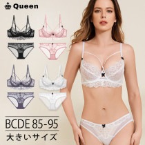 黒リボンストリング透けブラショーツセット (b025)|2025年夏|新着