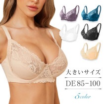 フルカップ風レースブラジャー（DEカップ共通 アンダー85〜100） (b2002)|2025年秋|新着