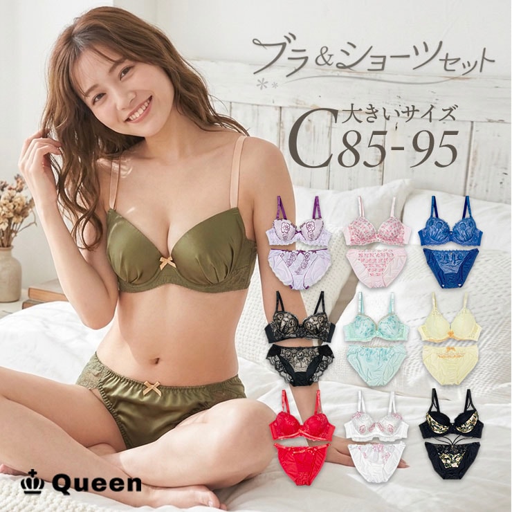ブラジャーショーツセット（Cカップ・アンダー85/90/95） (j3b-c)