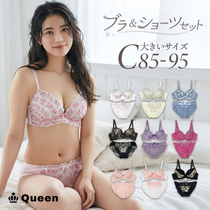 ブラジャーショーツセット（Cカップ・アンダー85/90/95） (j3b-c)