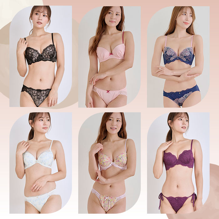 大きいサイズ ブラショーツ 福袋 2026 ブラジャー ショーツセット (fukubura-3m)