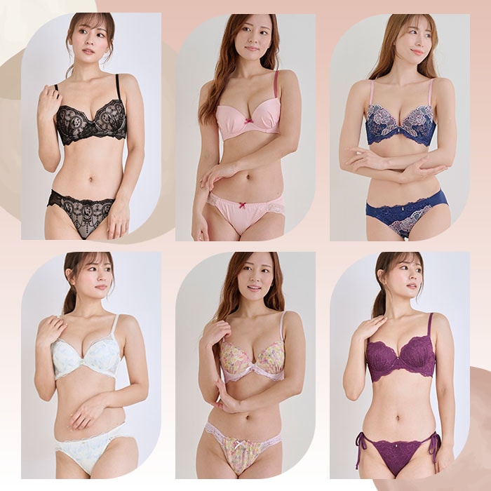 大きいサイズ ブラショーツ 福袋 2026 ブラジャー ショーツセット (fukuburagh-3m)