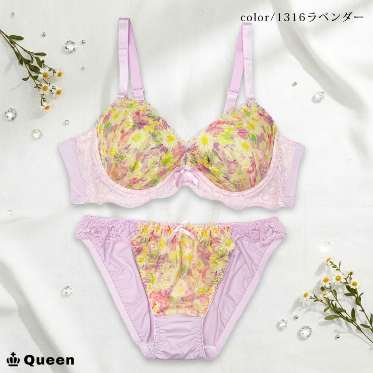 フェミニンブラショーツセット カップ別 Bカップ アンダー85 90 95 (j1-b)