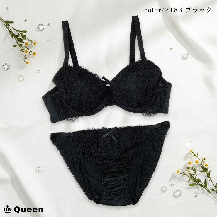 ブラジャー＆ショーツセット（Dカップ・アンダー85/90/95/100） (j2-d)