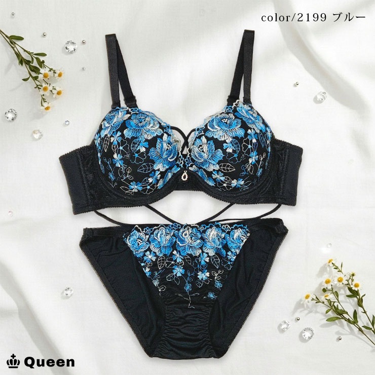 ブラジャー＆ショーツセット（Dカップ・アンダー85/90/95/100） (j2-d)