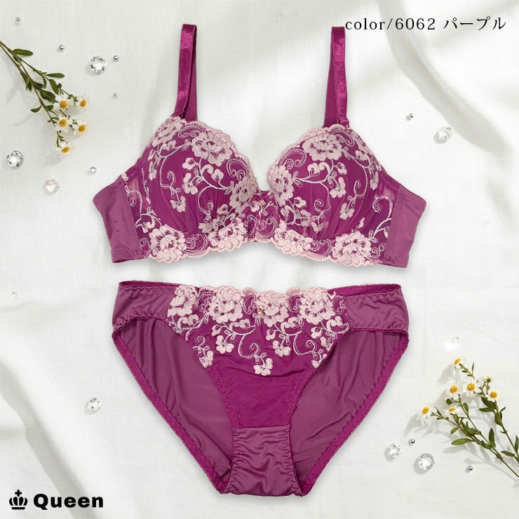 ソフトワイヤーブラジャー＆ショーツセット（Gカップ・アンダー70/75