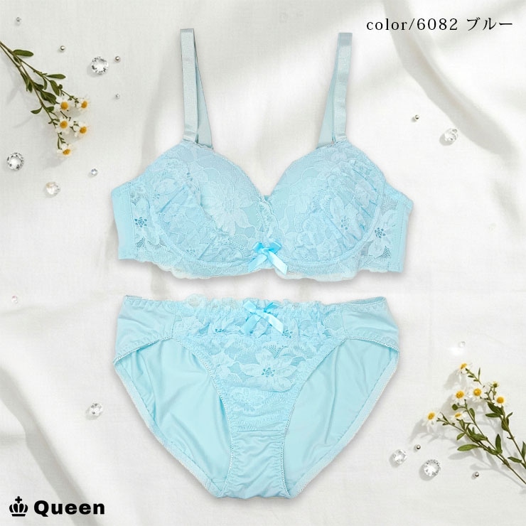 ソフトワイヤーブラジャー＆ショーツセット（Gカップ・アンダー70/75