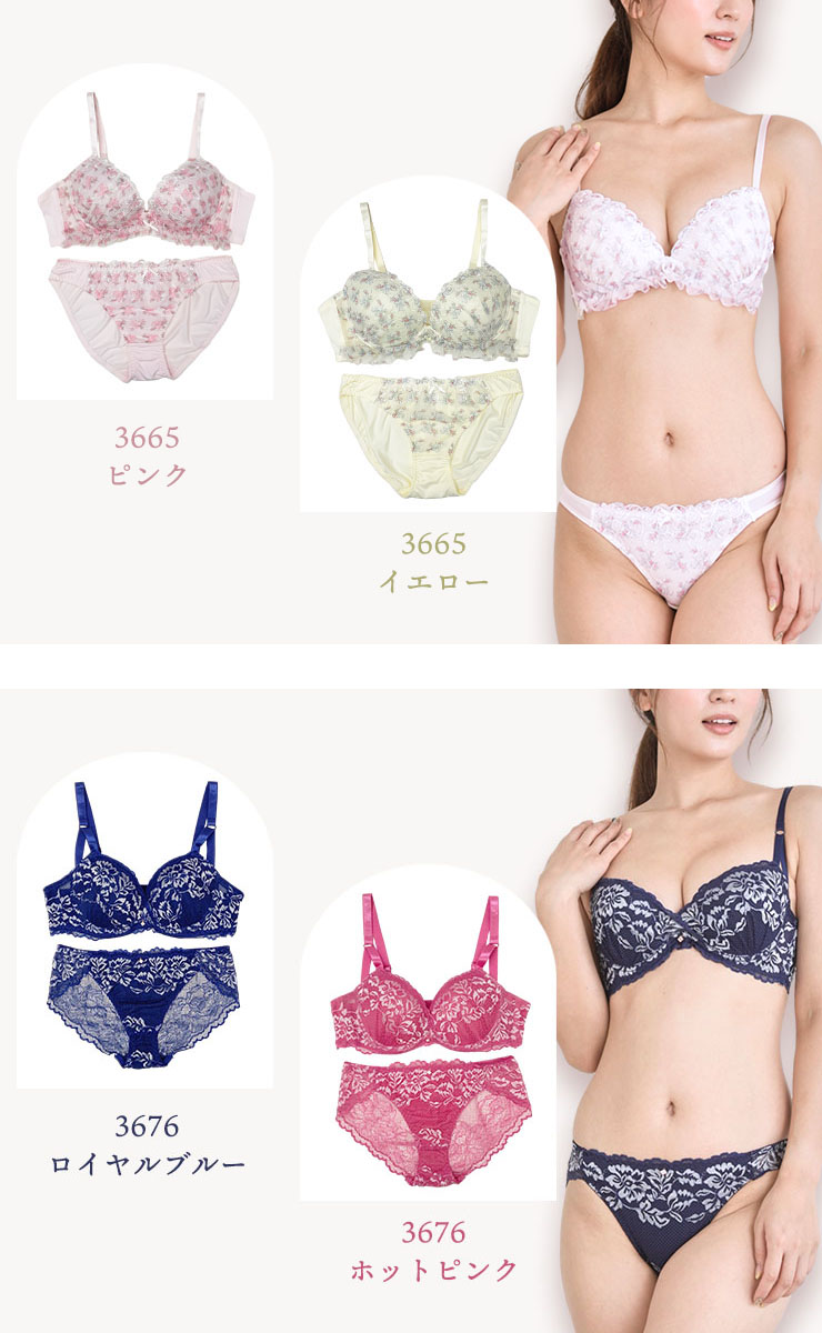 ブラジャーショーツセット（Hカップ・アンダー70/75/80/85/90/95/100） (j3a-h)