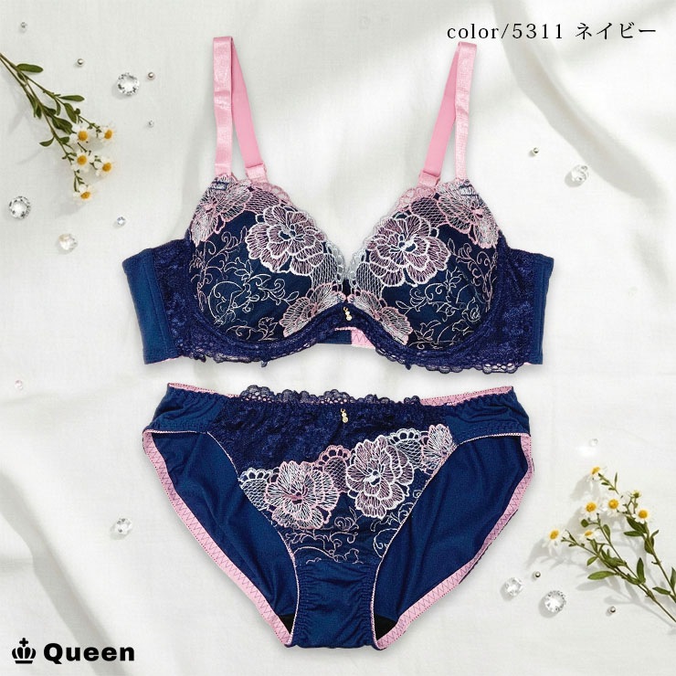 脇高ブラジャーショーツセット(Dカップ・アンダー85/90/95/100) (j5b-d)