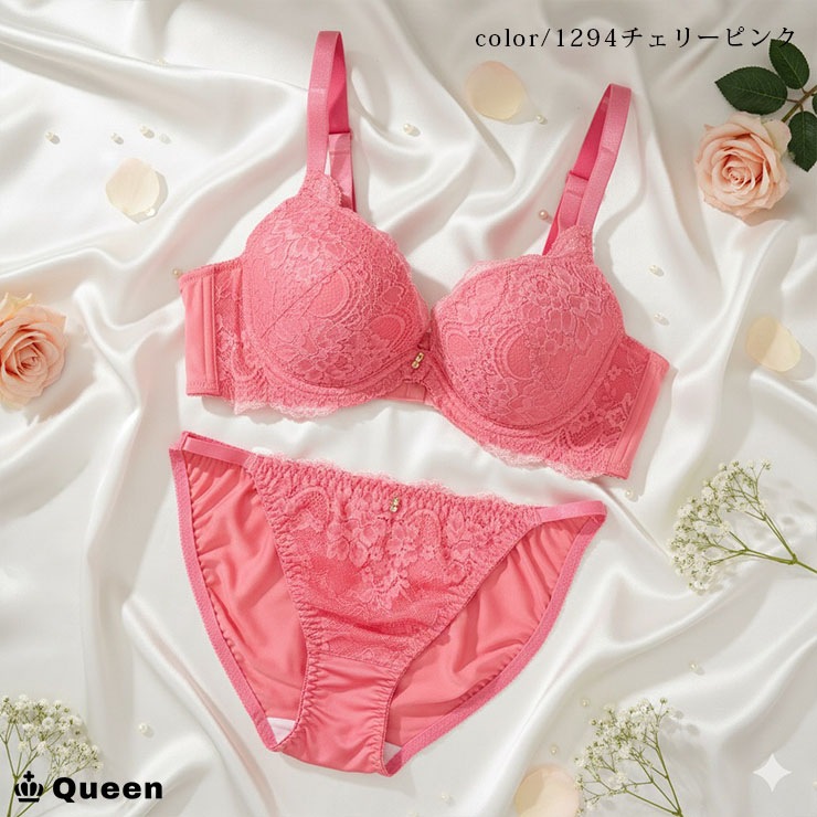 フェミニンブラショーツセット カップ別 Iカップ アンダー70 75 80 85 90 95 (j1-i)