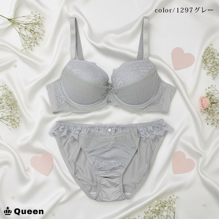 フェミニンブラショーツセット カップ別 Iカップ アンダー70 75 80 85 90 95 (j1-i)