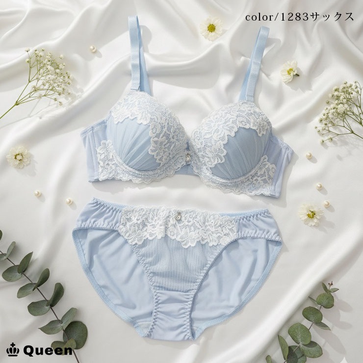 フェミニンブラショーツセット カップ別 Iカップ アンダー70 75 80 85 90 95 (j1-i)