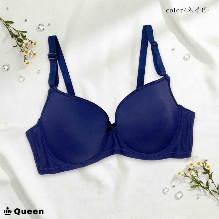 スムースモールドカップブラジャー（E・Fカップ　アンダー85～110） (tb704）