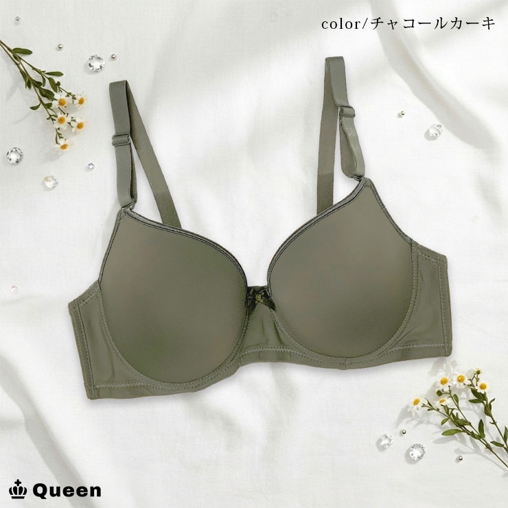 スムースモールドカップブラジャー（E・Fカップ　アンダー85～110） (tb704）
