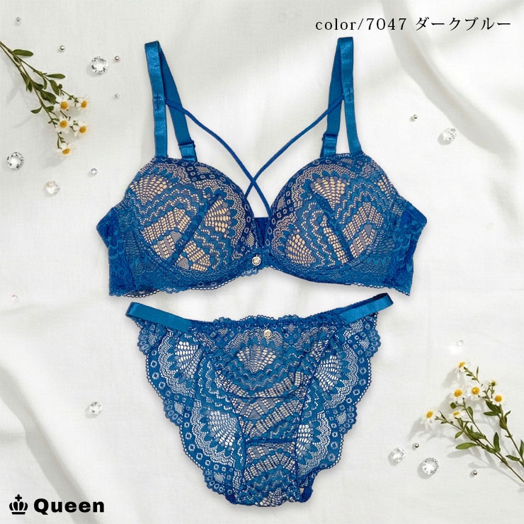 ソフトワイヤー×脇高ブラジャー＆ショーツセット（Dカップ・アンダー85/90/95/100） (j7-d)