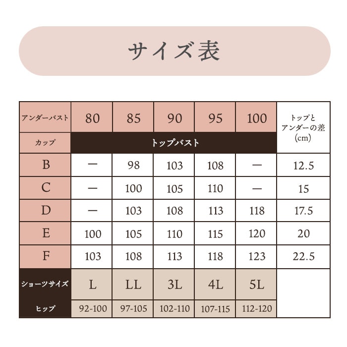 ソフトワイヤー×脇高ブラジャー&ショーツセット(Eカップ・アンダー80/85/90/95/100) (j7-e)