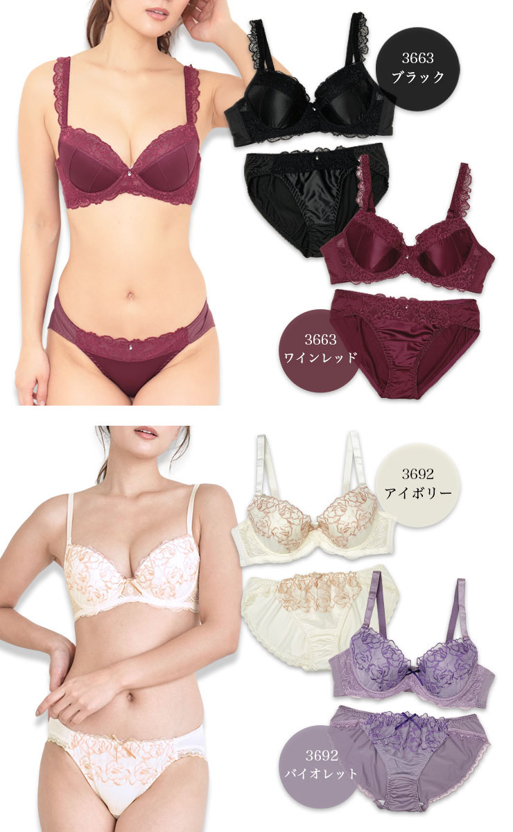 ブラジャーショーツセット （Dカップ アンダー85/90/95/100） (j3-d)