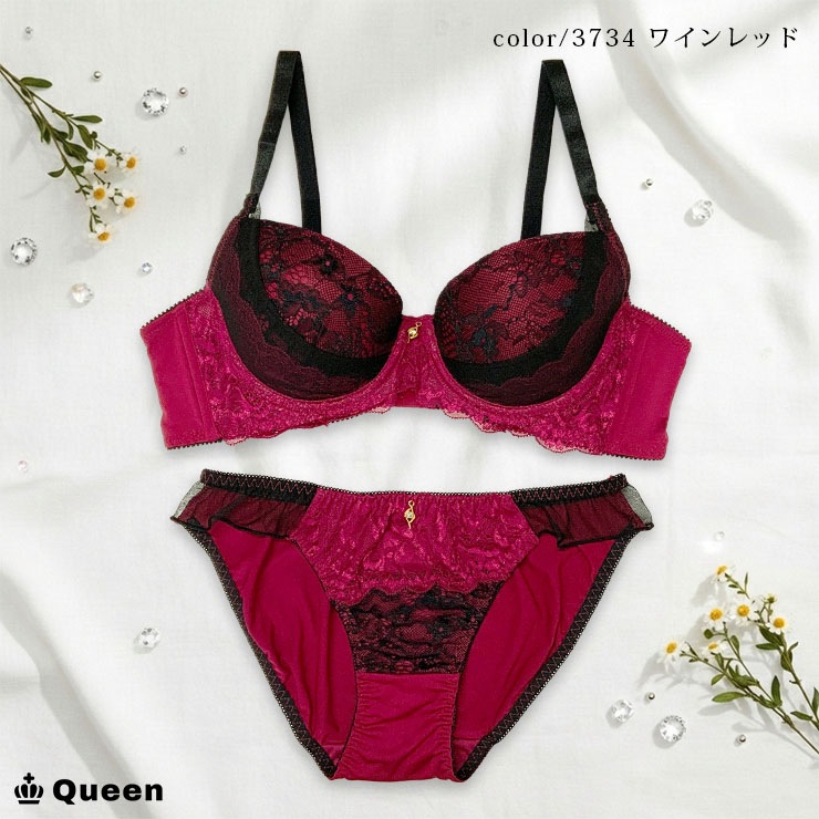 ブラジャーショーツセット (Gカップ アンダー75/80/85/90/95/100) (j3-g)