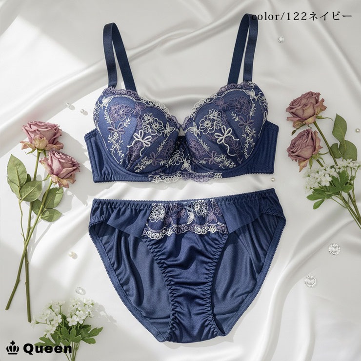 バイリーンカップブラジャーショーツセット (Fカップ アンダー85/90/95/100) (fg-f)