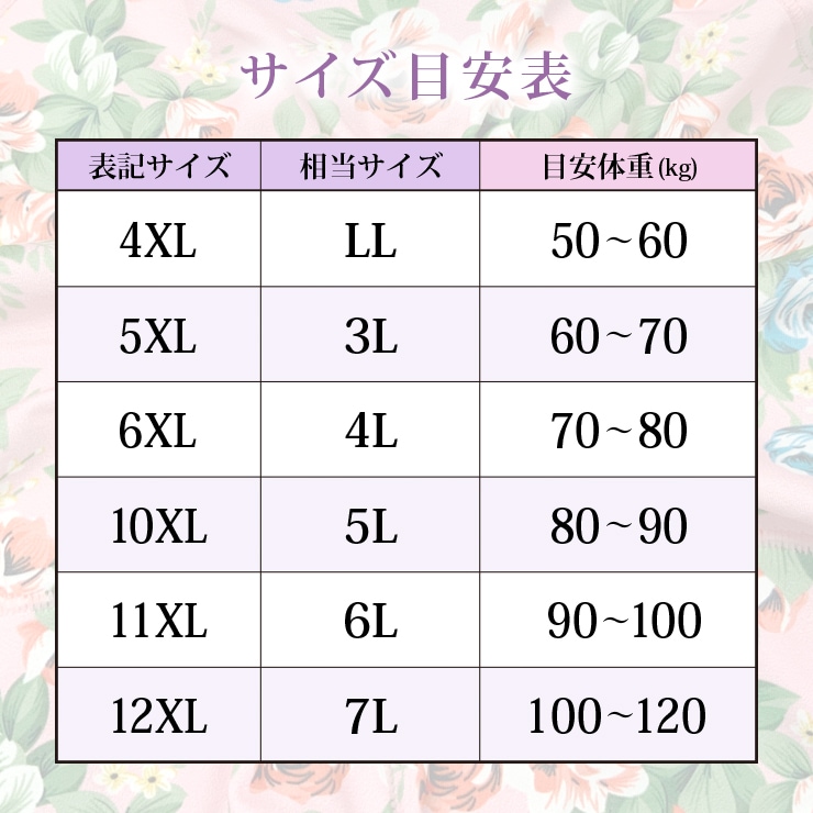 花柄ウエスト切り替えショーツC(おまかせ3色組) (s0577-3)
