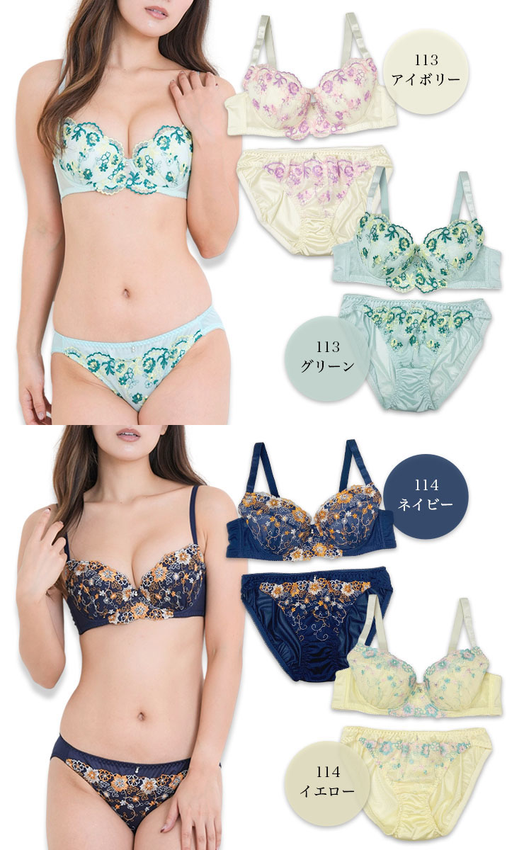 バイリーンカップブラジャーショーツセット （G/Hカップ アンダー70/75/80/85/90/95/100）(fg-2)