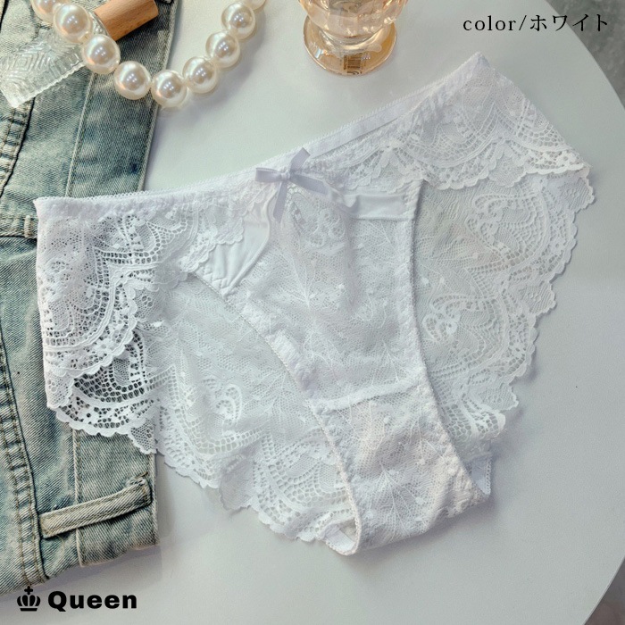 総レースフルバックショーツ 大きいサイズ レディース (s110）