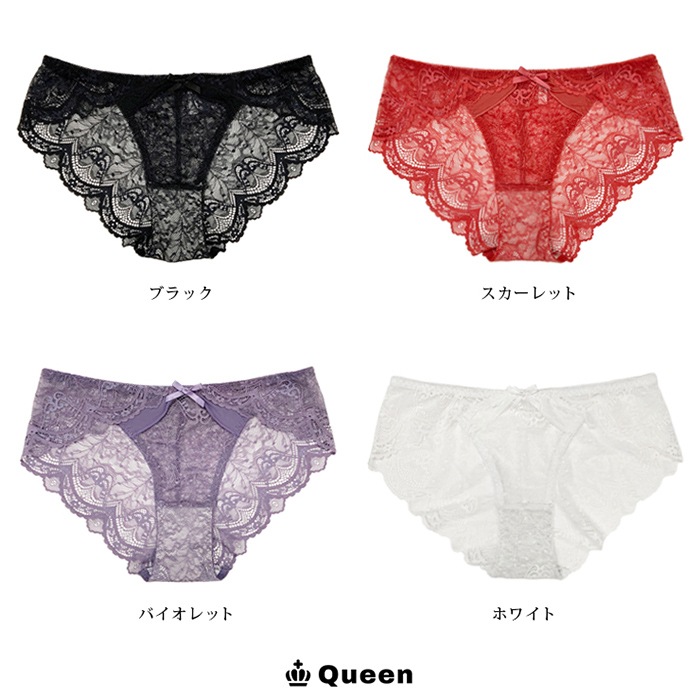 総レースフルバックショーツ 大きいサイズ レディース (s110）