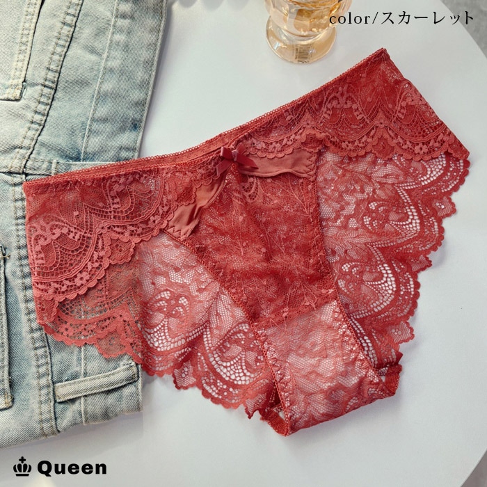 総レースフルバックショーツ 大きいサイズ レディース (s110）