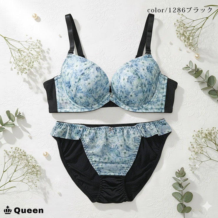 フェミニンブラショーツセット カップ別 Dカップ アンダー85 90 95 100 (j1-d)