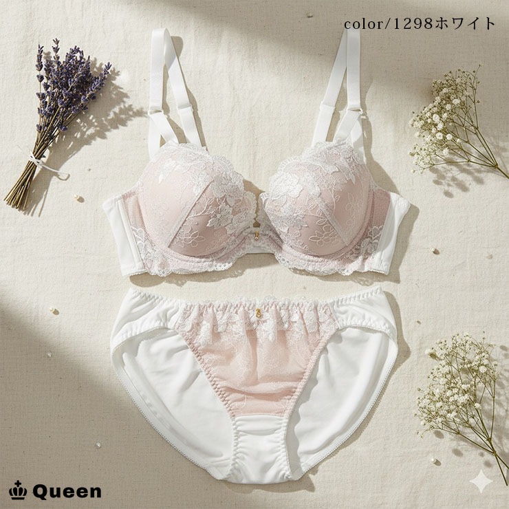 フェミニンブラショーツセット カップ別 Fカップ アンダー80 85 90 95 100 (j1-f)