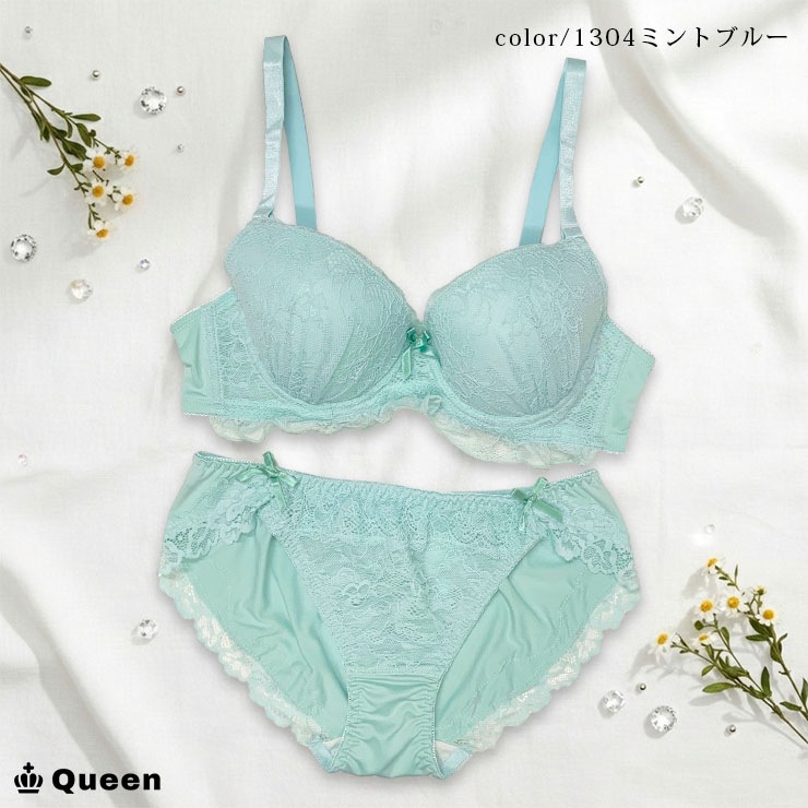 フェミニンブラショーツセット カップ別 Fカップ アンダー80 85 90 95 100 (j1-f)