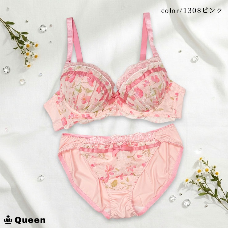 フェミニンブラショーツセット カップ別 Gカップ アンダー70 75 80 85