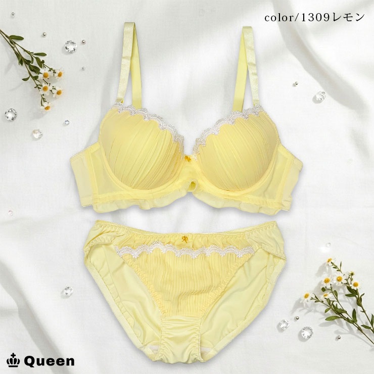 フェミニンブラショーツセット カップ別 Gカップ アンダー70 75 80 85 90 95 100 (j1-g)