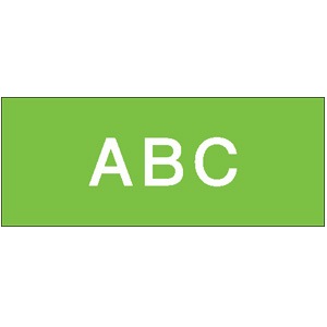 ブラザー P-TOUCH CUBE用 おしゃれテープ ライムグリーン（つや消し）/白文字 TZe-MQG35