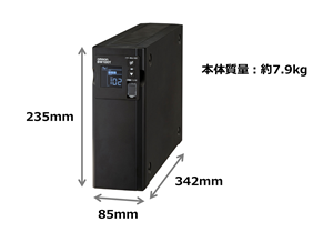 オムロン ソーシアルソリューションズ BW100T  無停電電源装置 UPS 常時商用給電 正弦波 1000VA/610W 3年保証 