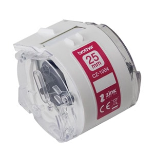 ブラザー 感熱ラベルライター用ロールカセット CZ-1004（25mm）