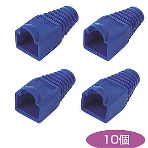 サンワサプライ モジュラーカバー（先付けタイプ・ブルー） ADT-MC4B-10