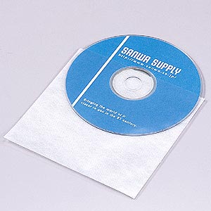 サンワサプライ CD・CD-R用不織布ケース(50枚セット) FCD-F50
