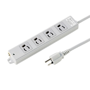 サンワサプライ 工事物件雷ガードタップ（4個口・3m） TAP-K4SP-3