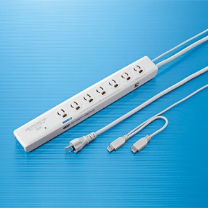 サンワサプライ 高性能雷連動タップ TAP-RE10SPUN