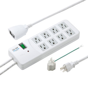 サンワサプライ 雷ガードタップ TAP-SP308