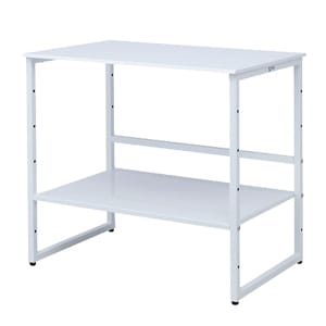 サンワサプライ スチール製机上プリンターラック MR-68WN