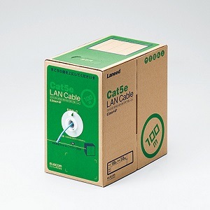 エレコム EU RoHS指令準拠 LANケーブル(Cat5e 単線) LD-CT2/LB100/RS（ライトブルー）