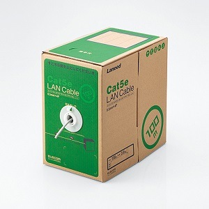 エレコム EU RoHS指令準拠 LANケーブル(Cat5e 単線) LD-CT2/LG100/RS（ライトグレー）