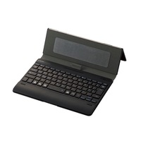 エレコム Bluetoothｷｰﾎﾞｰﾄﾞ/ｹｰｽ一体型/無段階角度調整/ﾏﾙﾁﾍﾟｱﾘﾝｸﾞ対応/汎用/ﾌﾞﾗｯｸ TK-CAP02BK